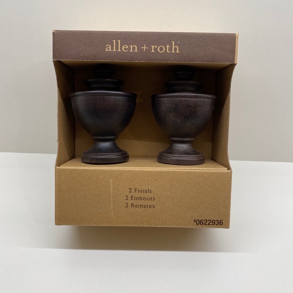 Allen & Roth closet rod finials - Picture 4 of 4